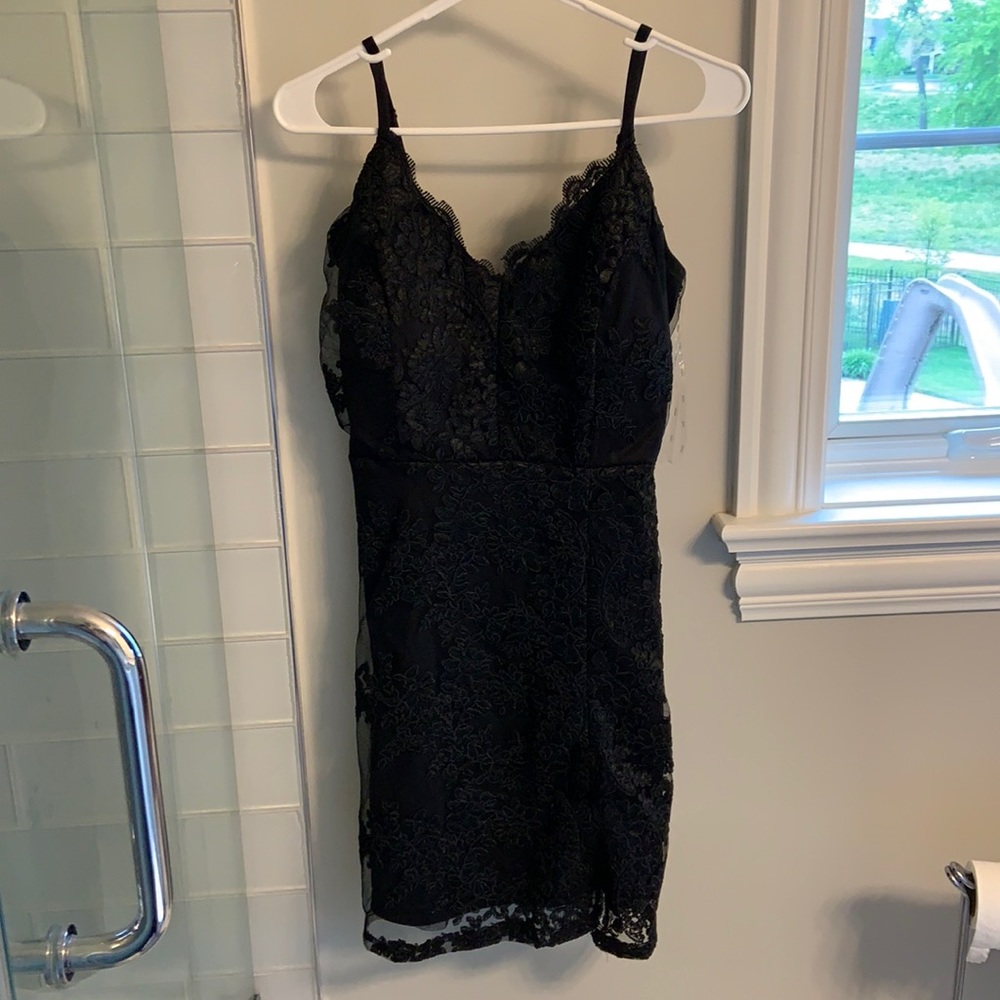 Lacy black dress